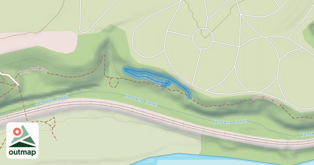 Map of North Bank Trail