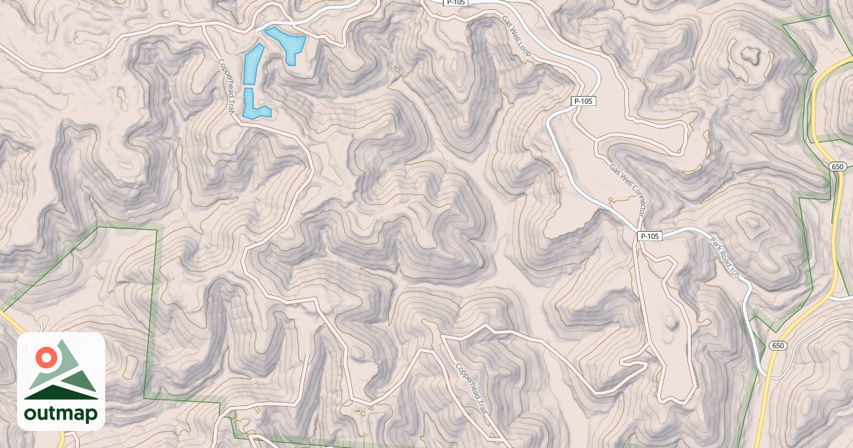 Map of COPPERHEAD TRAIL