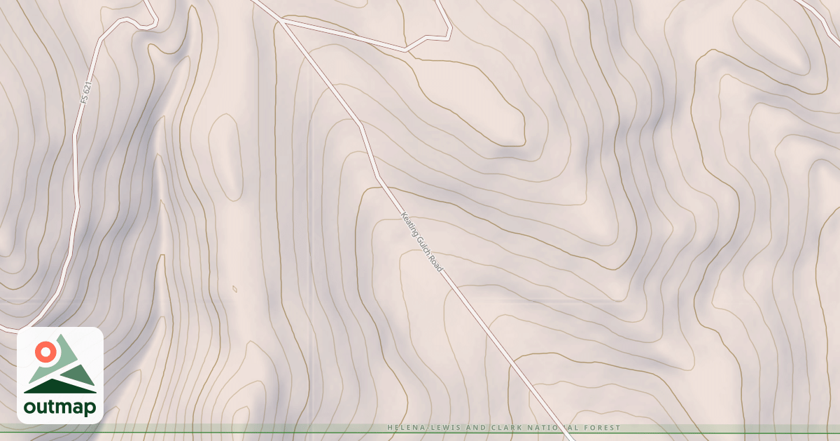 Map of LOWER DAHLMAN