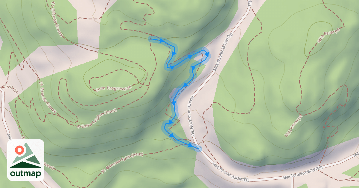 Map of 57 La Veuse (haut)