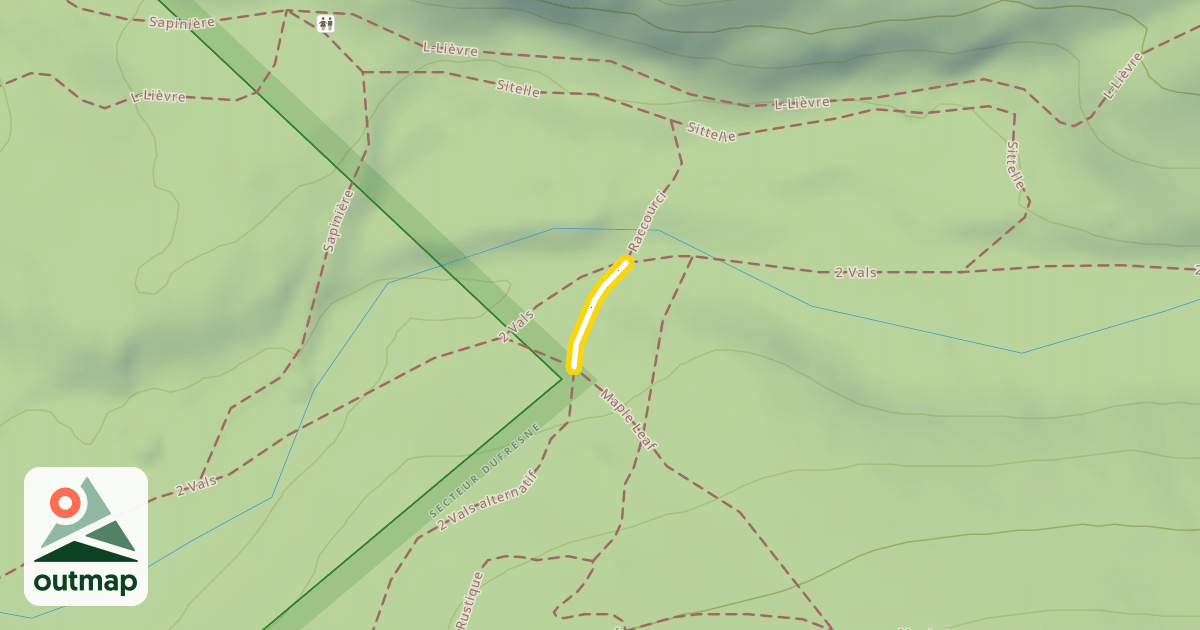 Map of 2 Vals alternatif