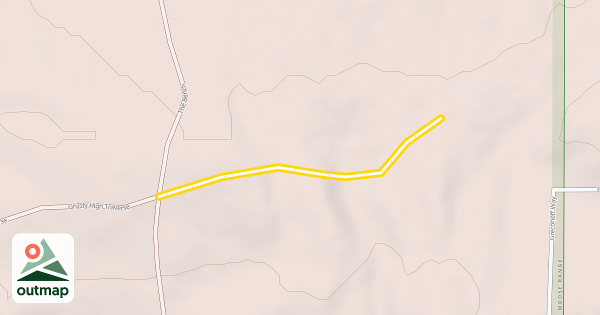 Map of Grizzly High Traverse