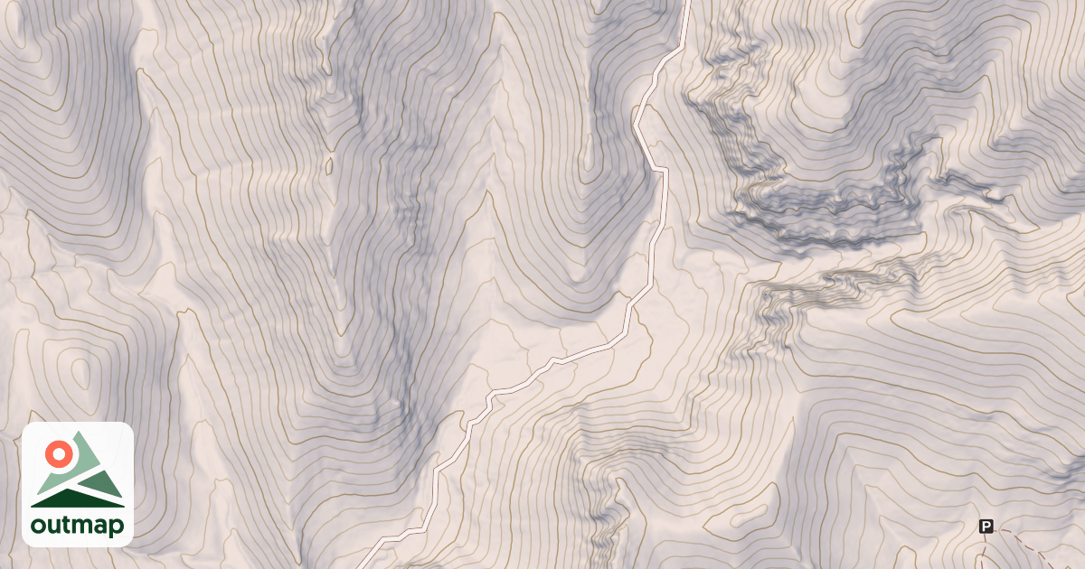Map of Buck H0llow - North Walker