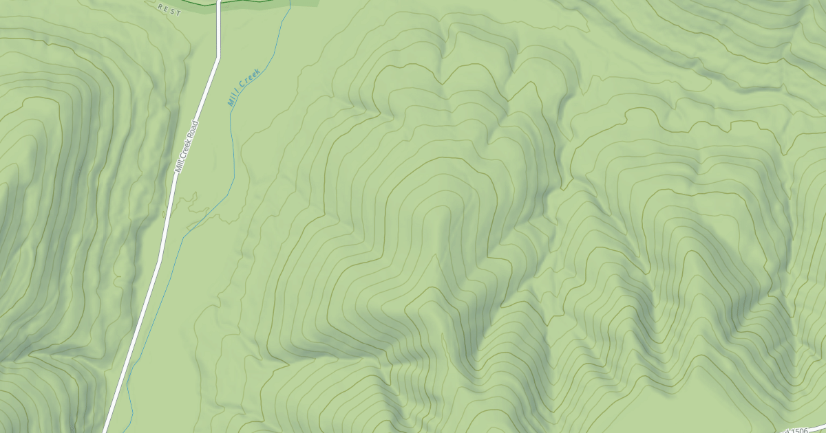 Map preview of USFS National Forest System Roads {8B0D723E-B4D2-4D73-A146-B4DD90E988E9}