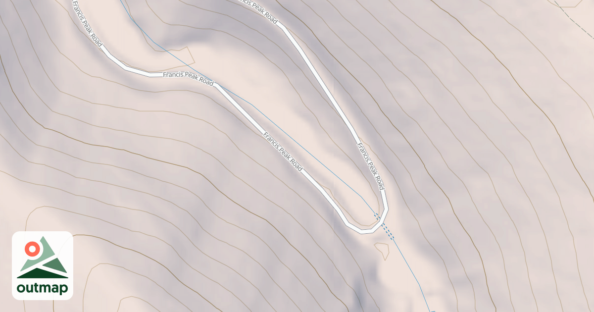 Map of Gwt Francis Peak To Morgan Co.