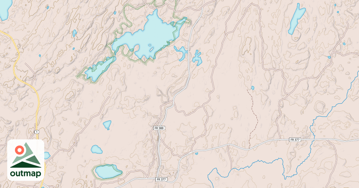 Map of AUGUST CREEK