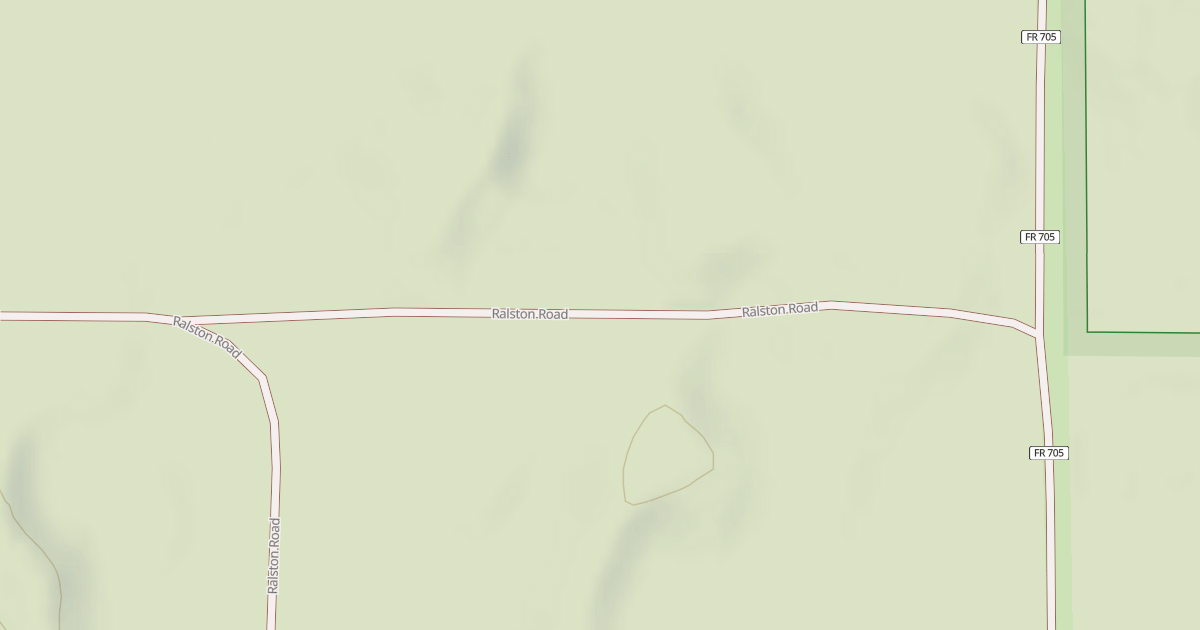 Map preview of RALSTON