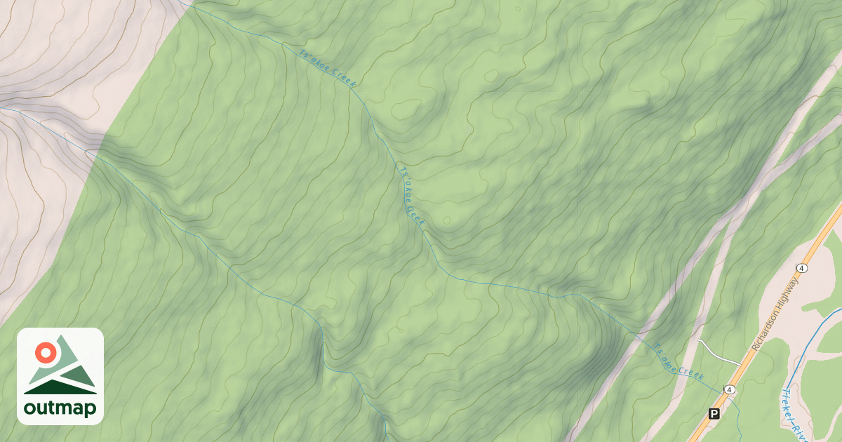 Map of 54 Mile
