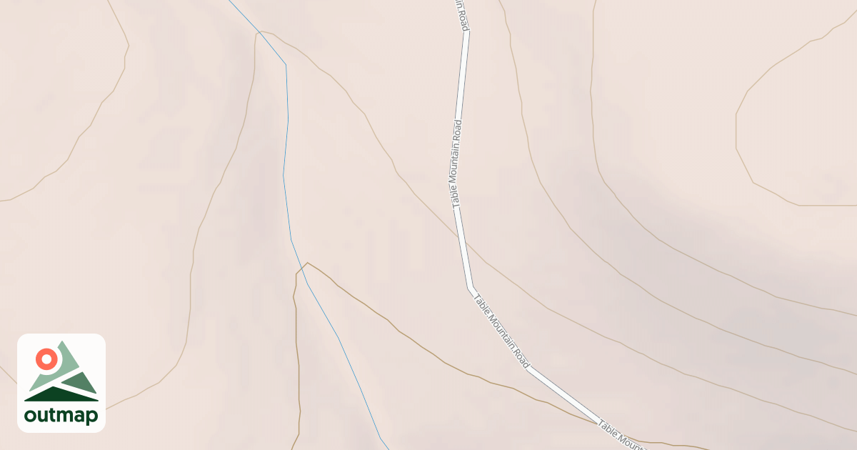 Map of Table Mountain Sled Trail