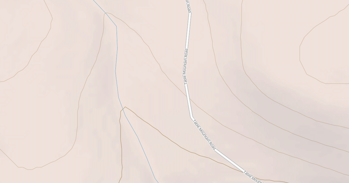 Map preview of Table Mountain Sled Trail