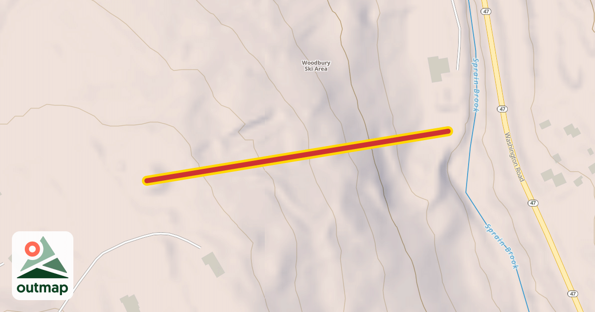 Map of Double Chair Lift