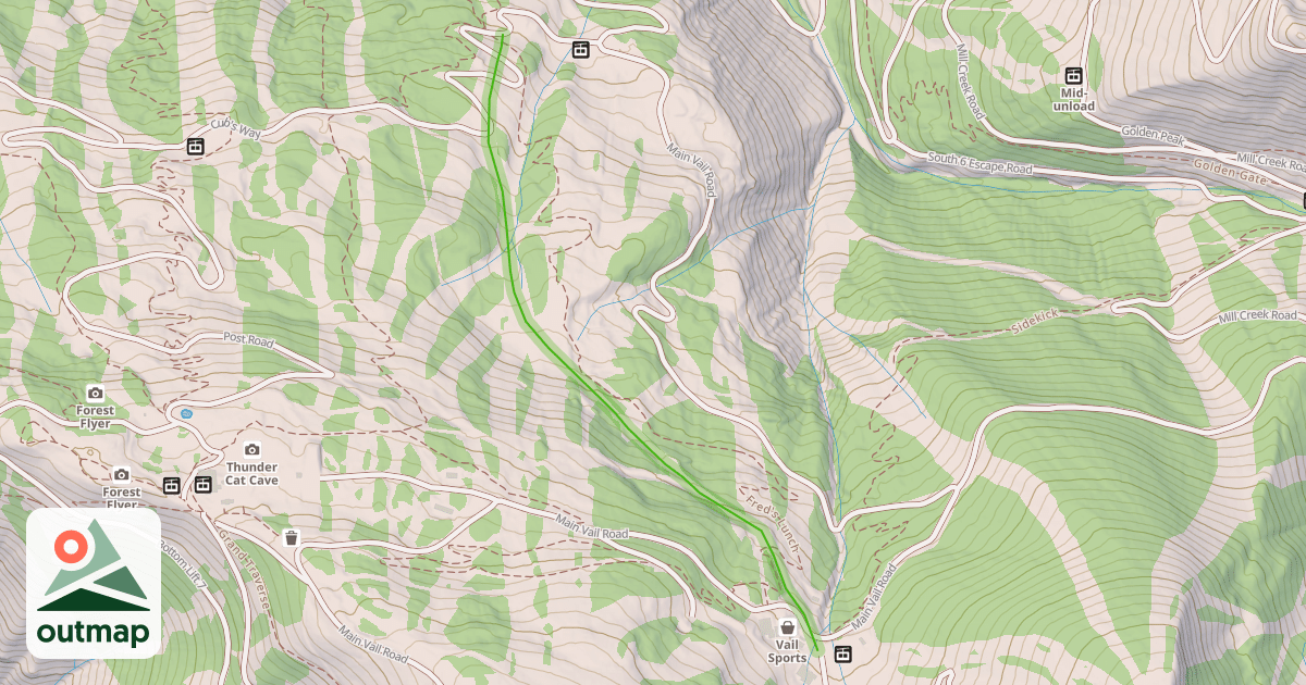 Map of Lionsway - Upper
