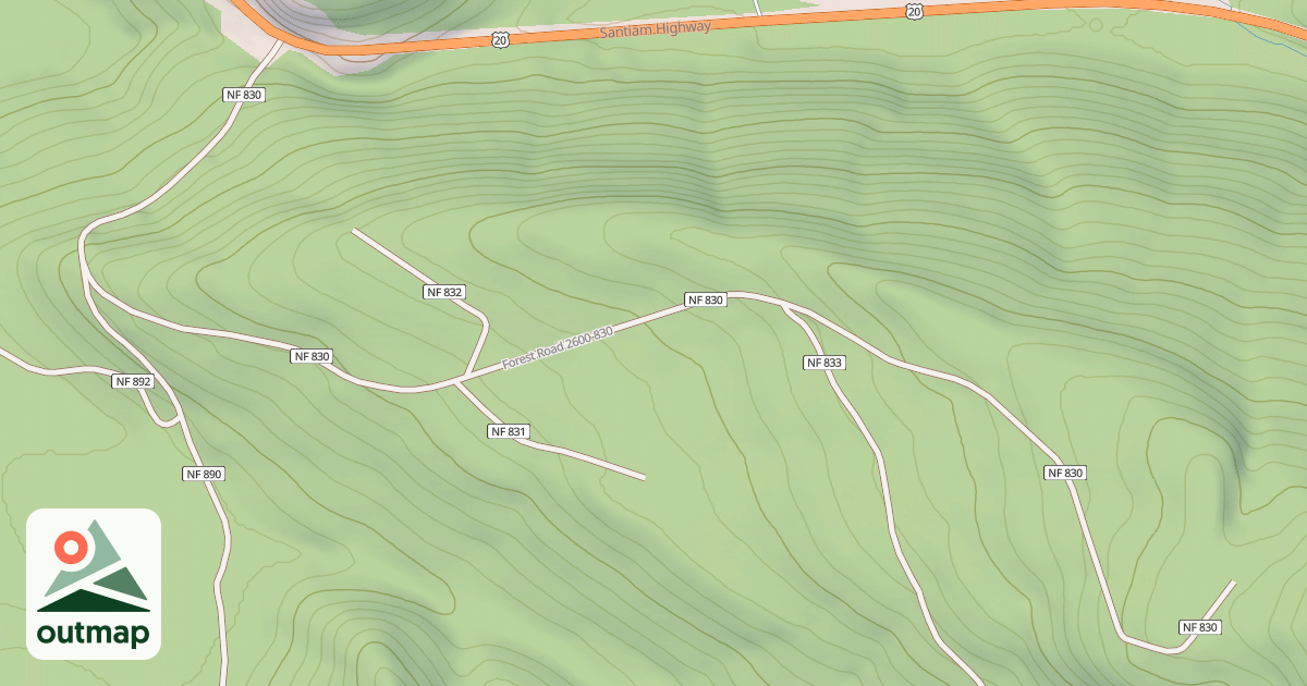 Map of POTATO HILL