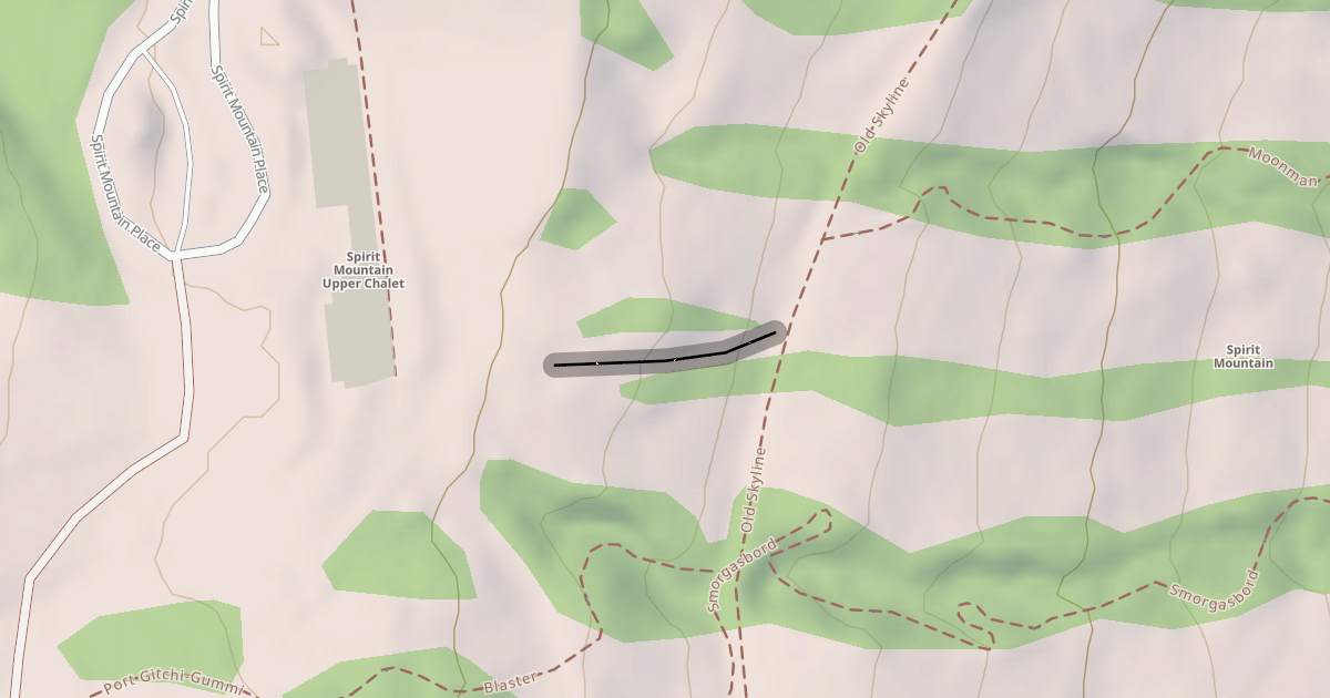Map preview of Summit Chute
