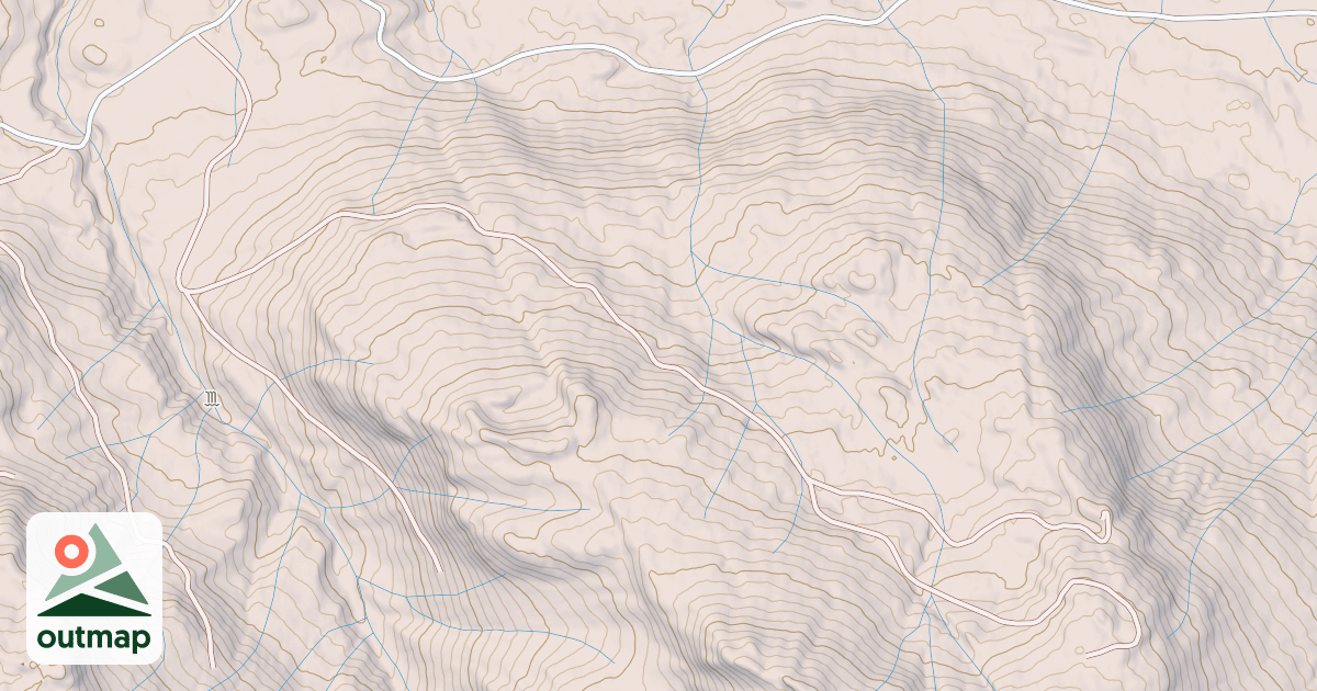 Map of Twin Mountain North Slope