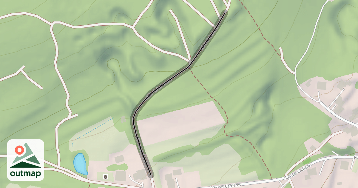 Map of Allée de la Perrare