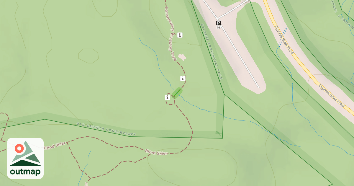 Map of Conservancy Crossing Trail