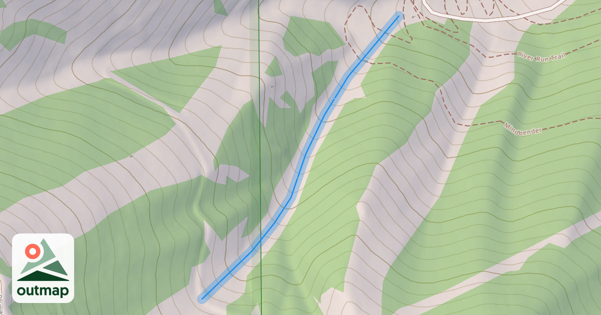 Map of Lower Canyon