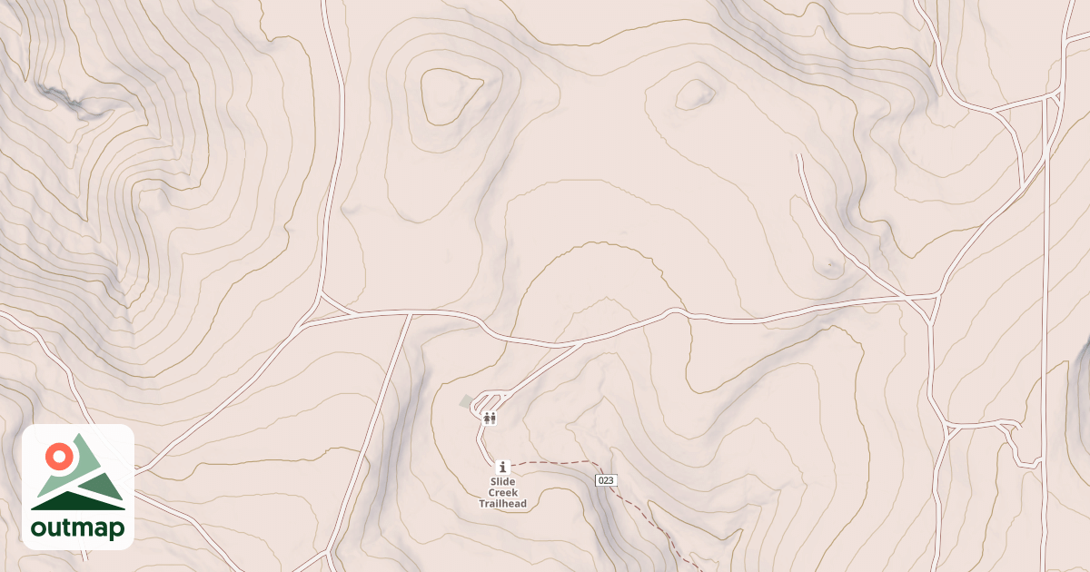 Map of BIROTH RIDGE