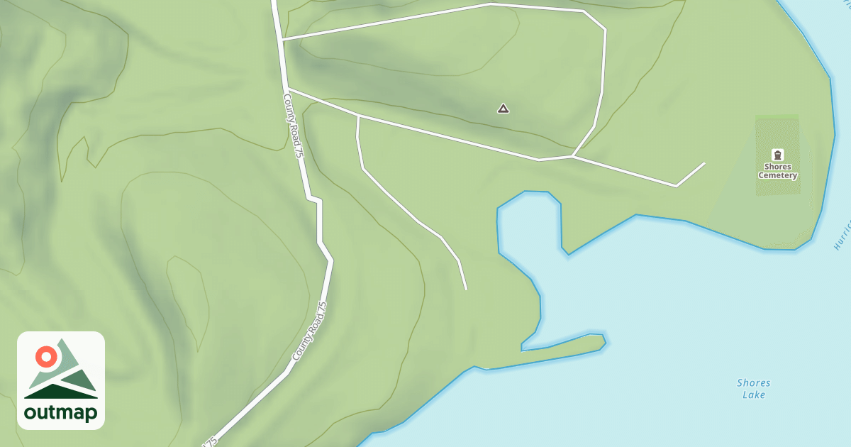 Map of SHORES LAKE GROUP SHELTER