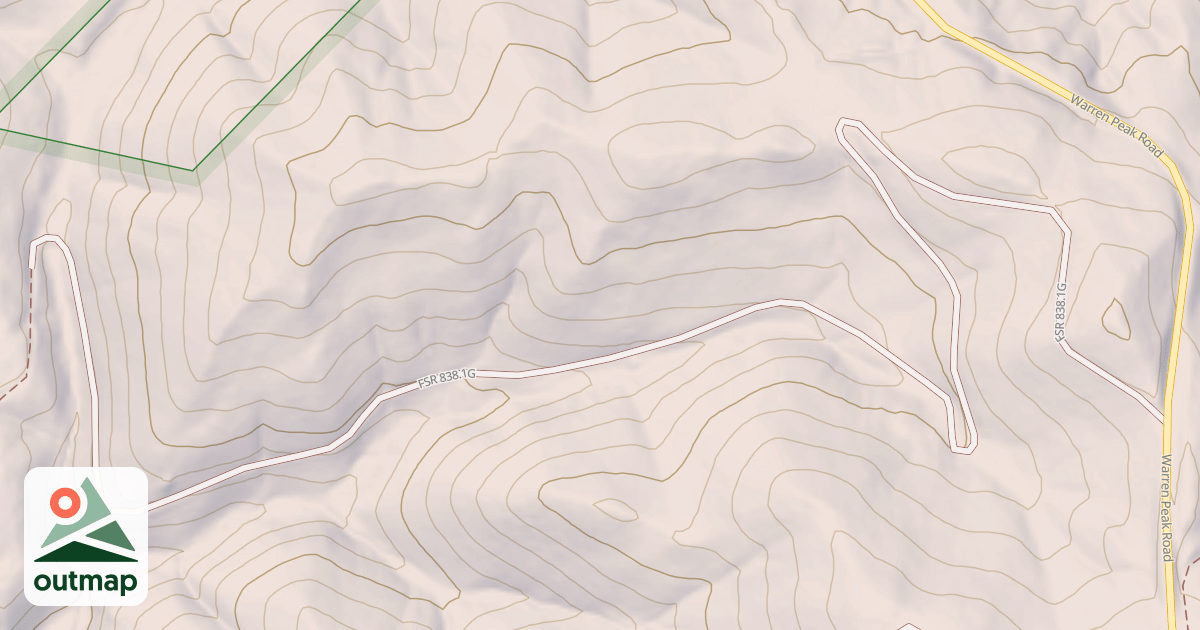 Map of TAYLOR DIVIDE BR 1G