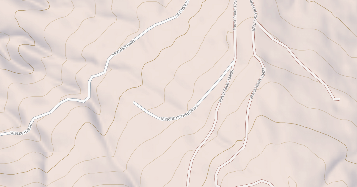 Map preview of PINE MOUNTAIN SPUR N