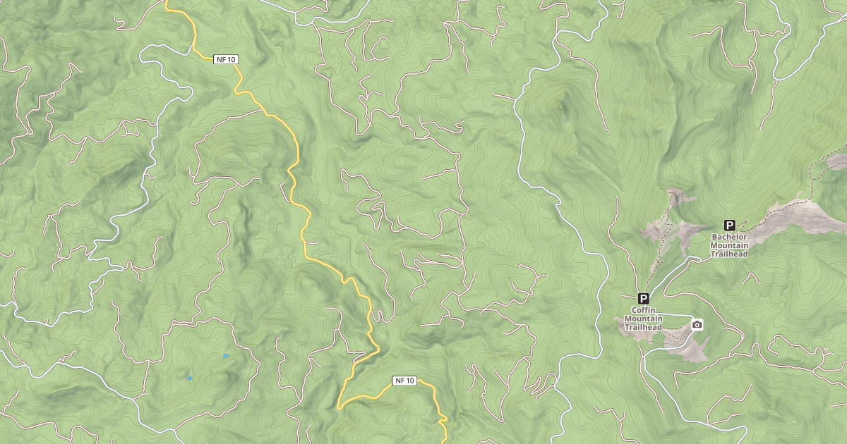 Map preview of HAWKINS CREEK