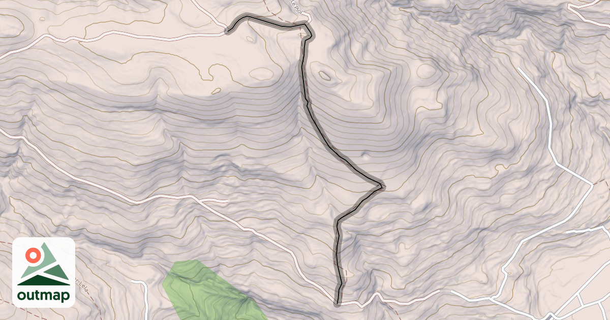 Map of Descente de la Claret