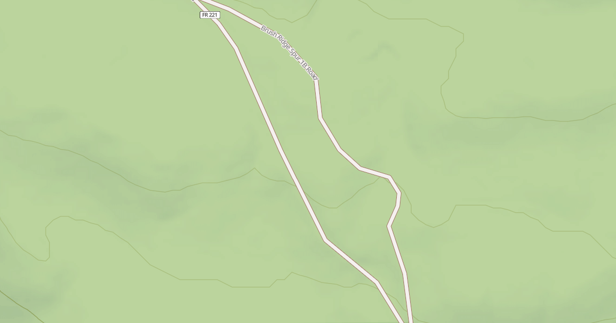 Map preview of BRUSH RIDGE SPUR 1B