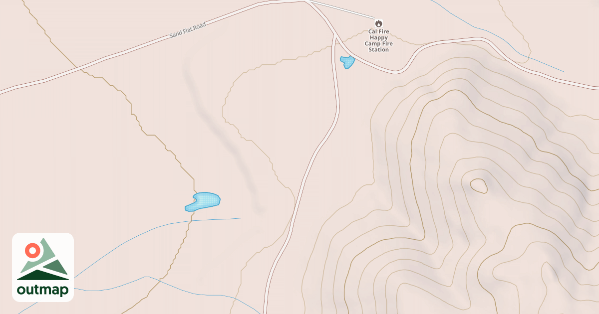 Map of LITTLE HAPPY CAMP
