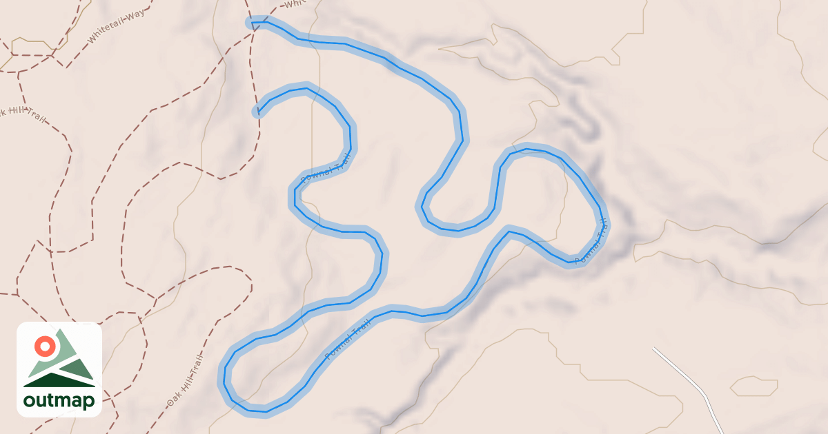 Map of Pownal Trail