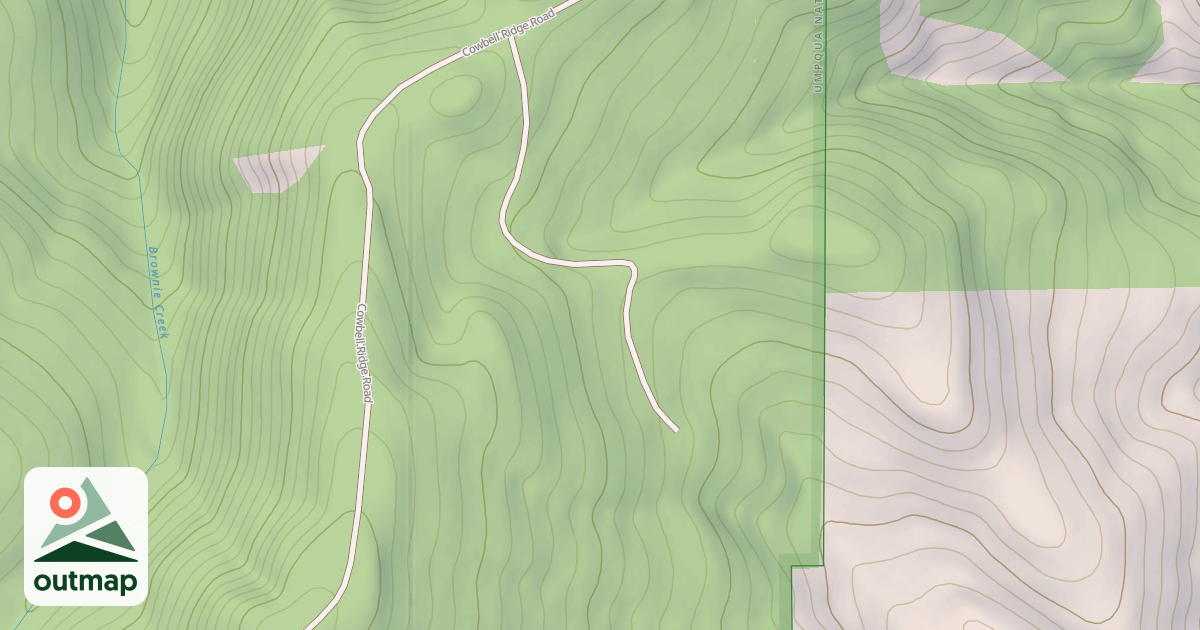 Map of BROWNIE T.S.