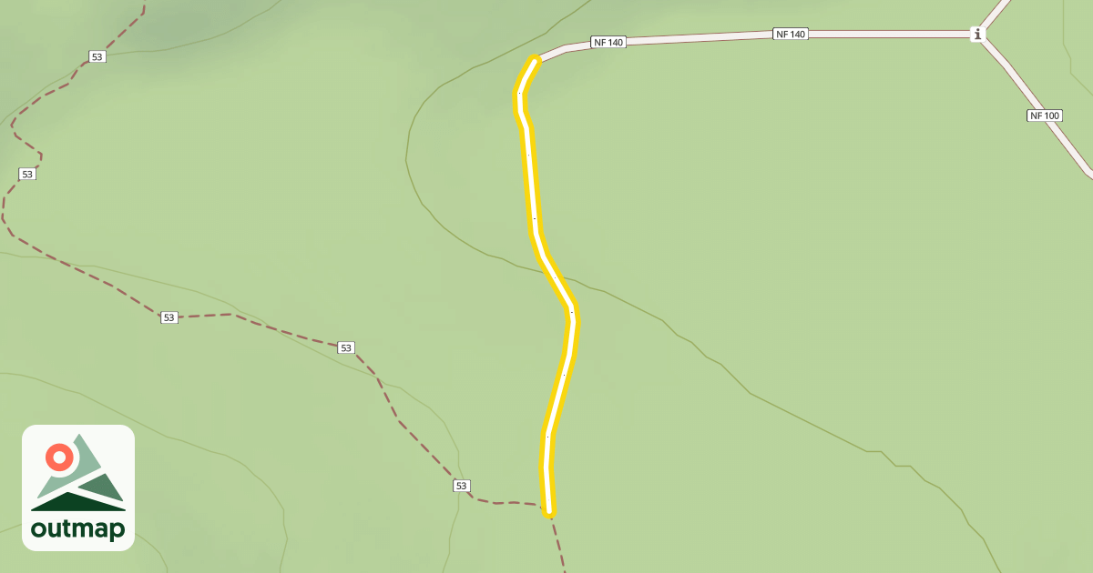 Map of Swede Ridge Loop