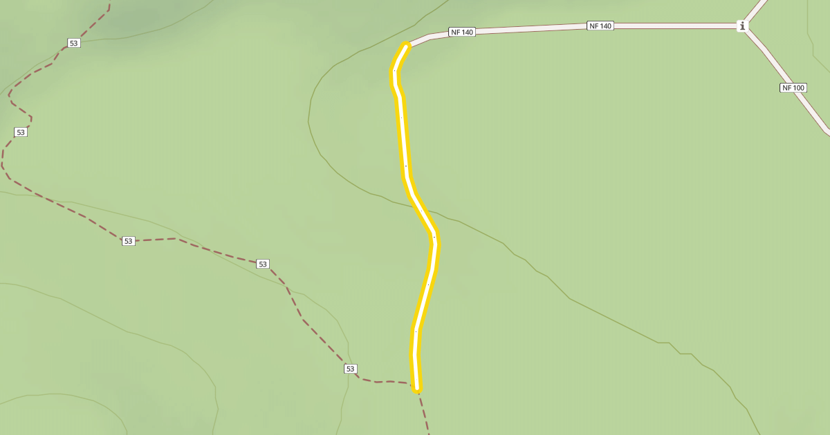 Map preview of Swede Ridge Loop