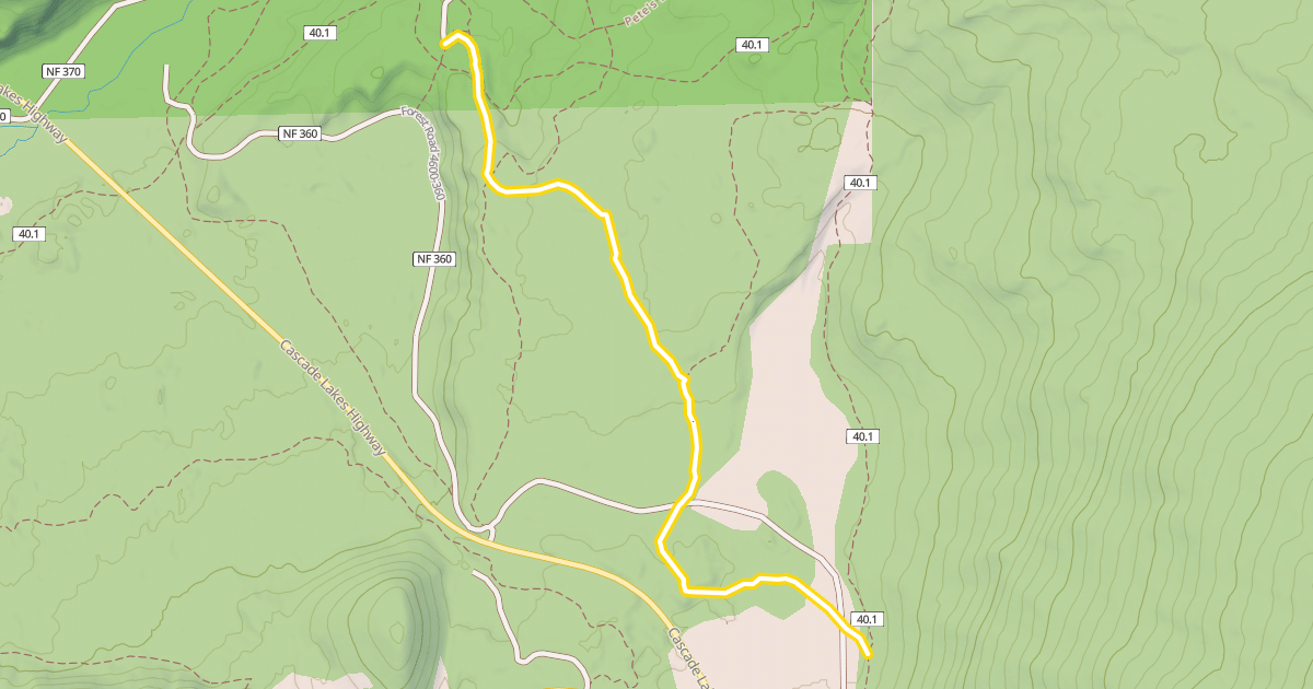 Map preview of Water Tower Trail