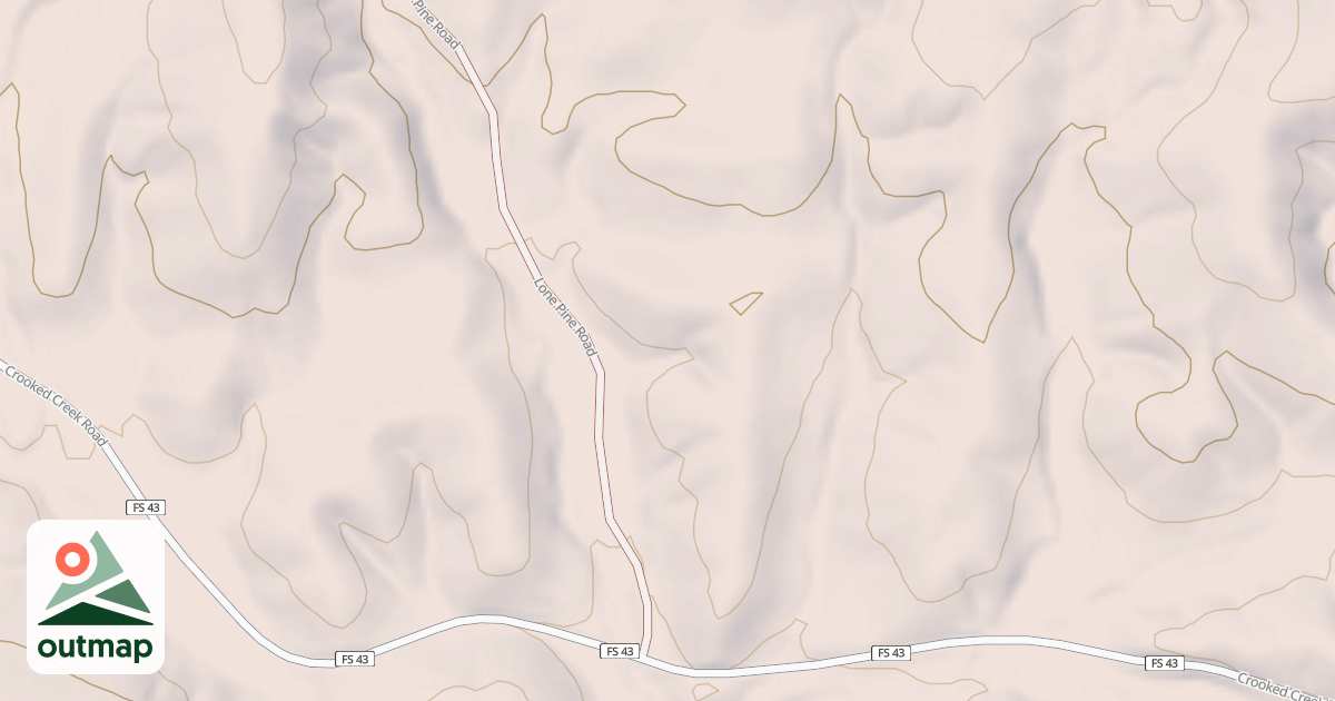 Map of LONE PINE