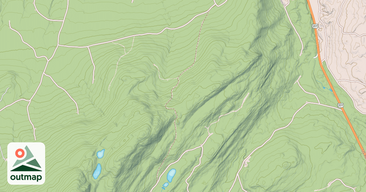 Map of Maine Statewide ATV Trails 177