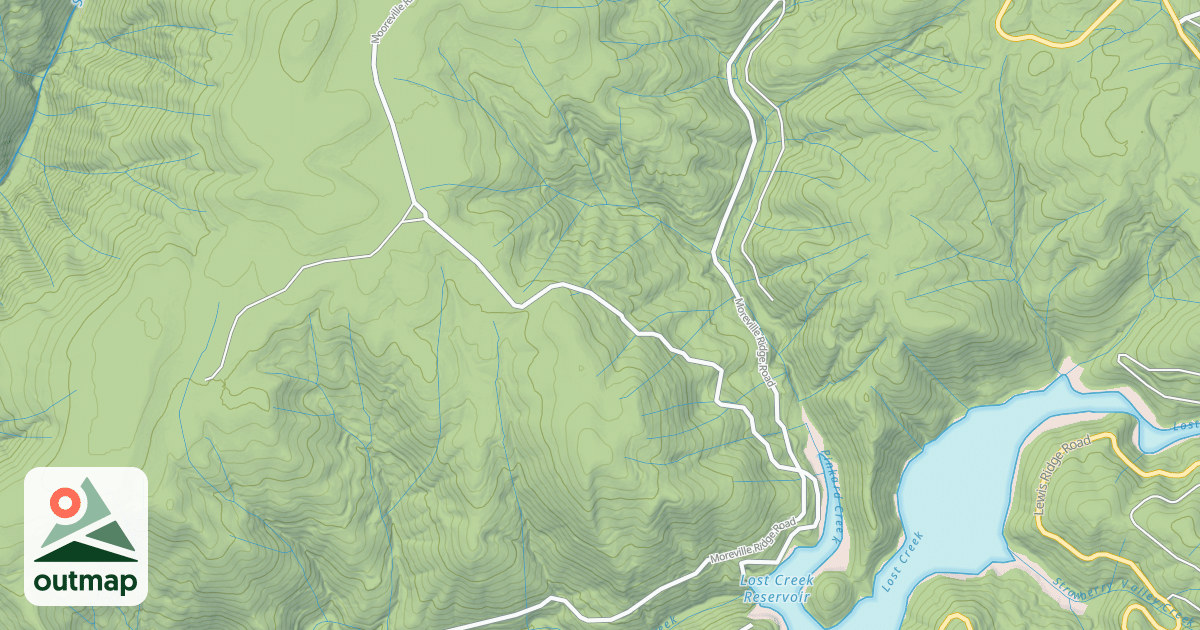 Map of PINKARD CREEK