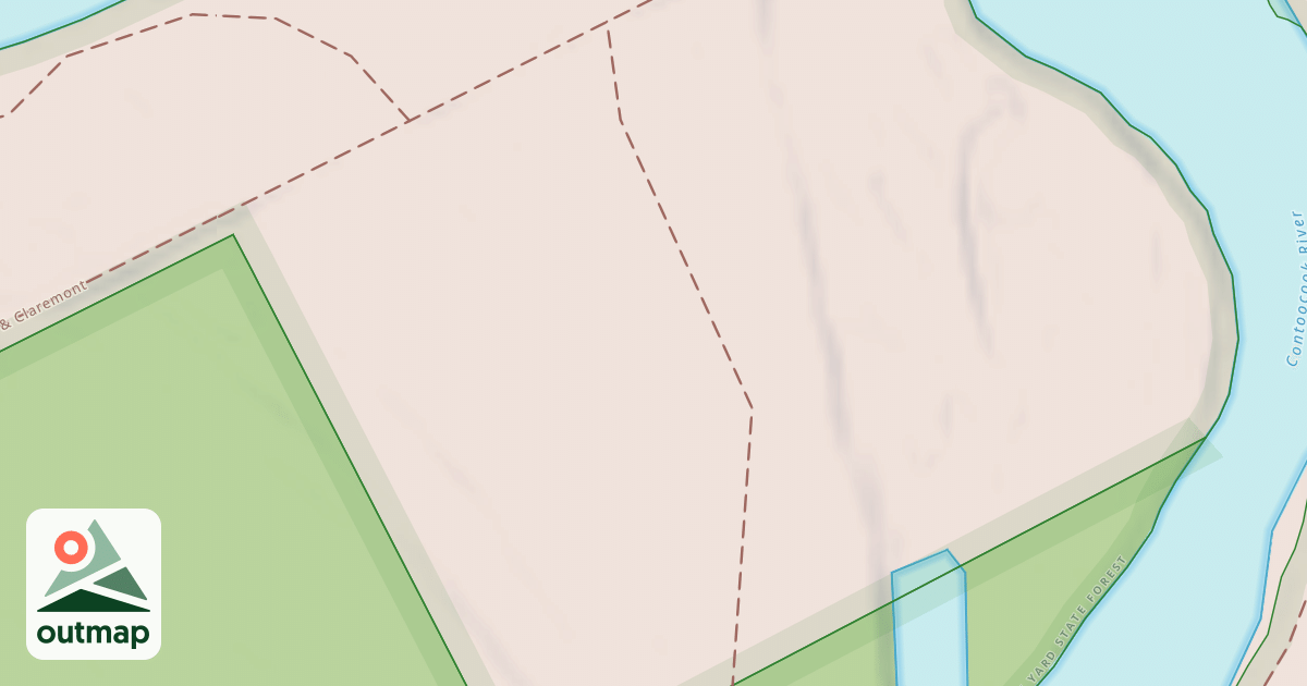 Map of Mast Yard Trails