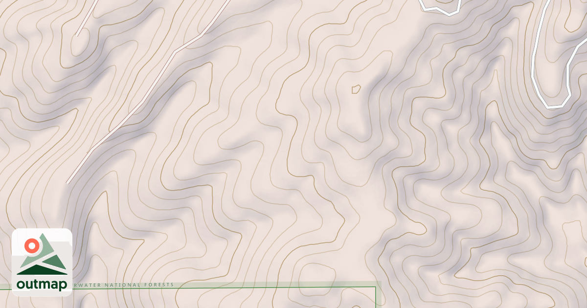 Map of BLAKES FORK RIDGE A