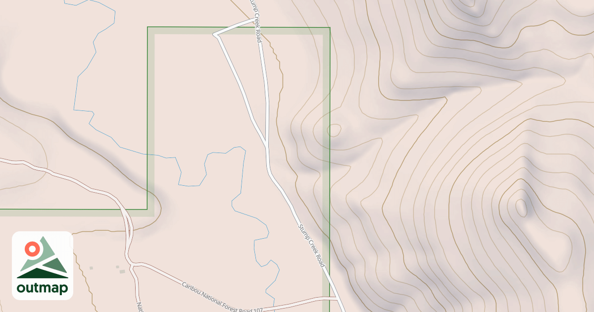 Map of STUMP CREEK