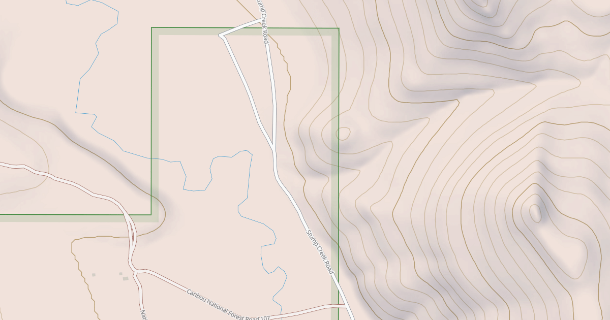 Map preview of STUMP CREEK