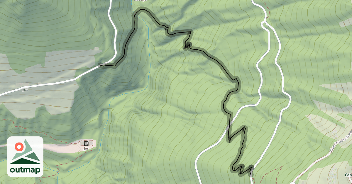 Map of Sentier du Col-de-Jaman
