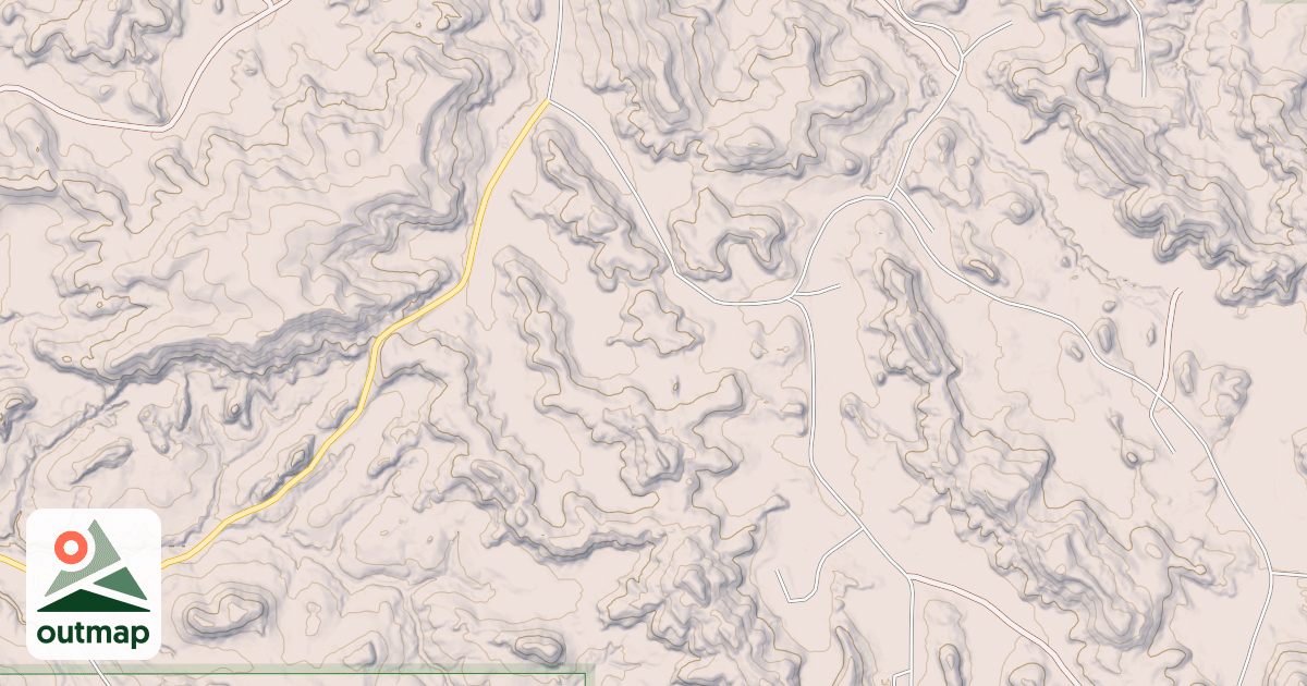Map of (FDR) BEICEGEL CREEK CUTOFF