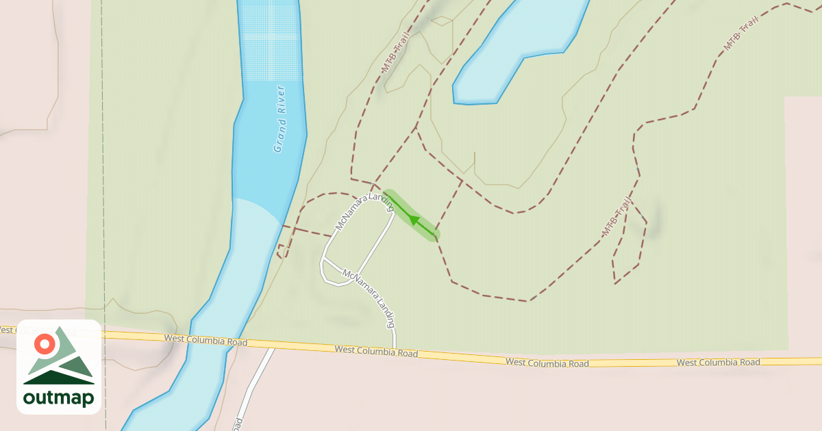 Map of MTB Trail