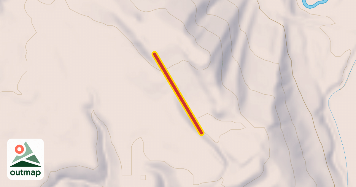 Map of Back Stage Rope Tow