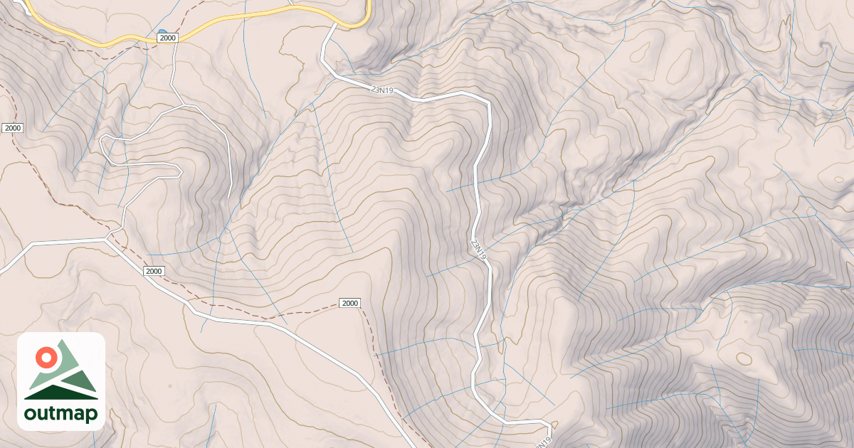 Map of CHINA GULCH