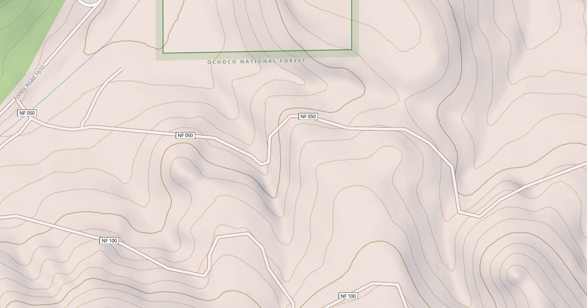 Map preview of USFS Motor Vehicle Use Map Roads {41417F2D-78F4-41B4-B0FF-A6B2BADB7FFD}