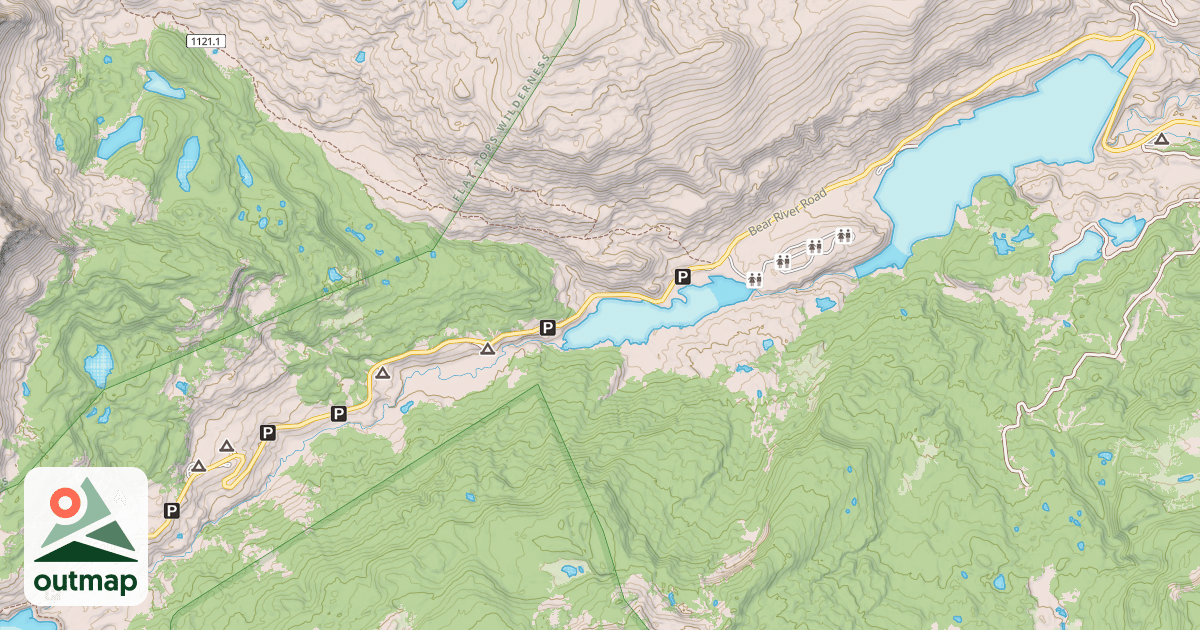 Map of BEAR RIVER