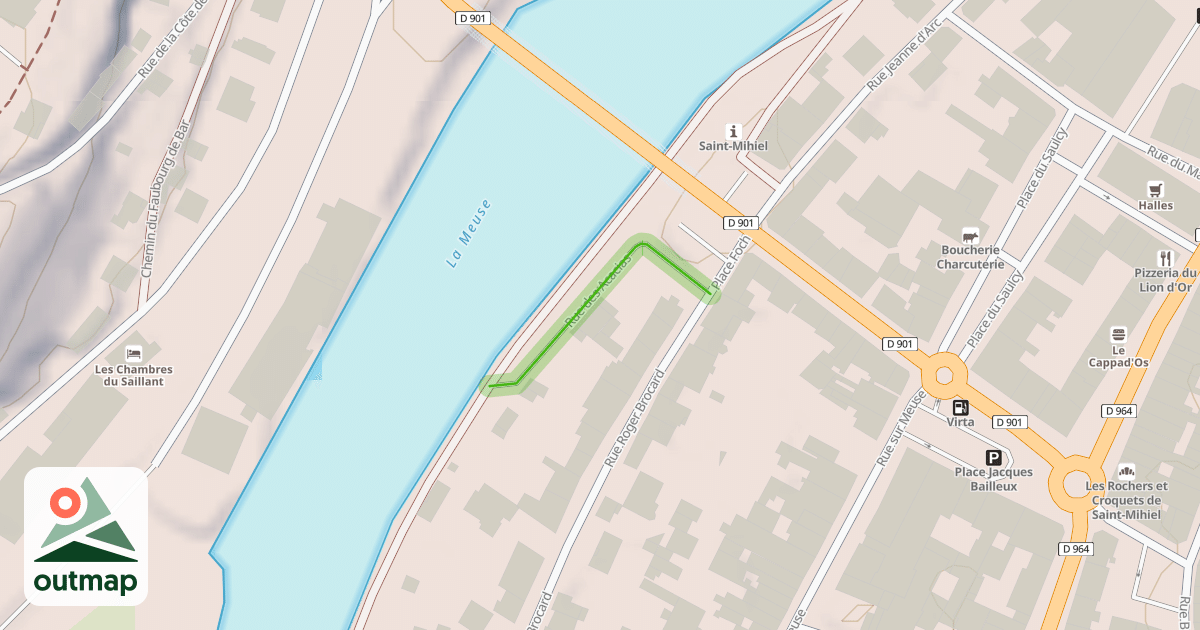 Map of Rue des Acacias